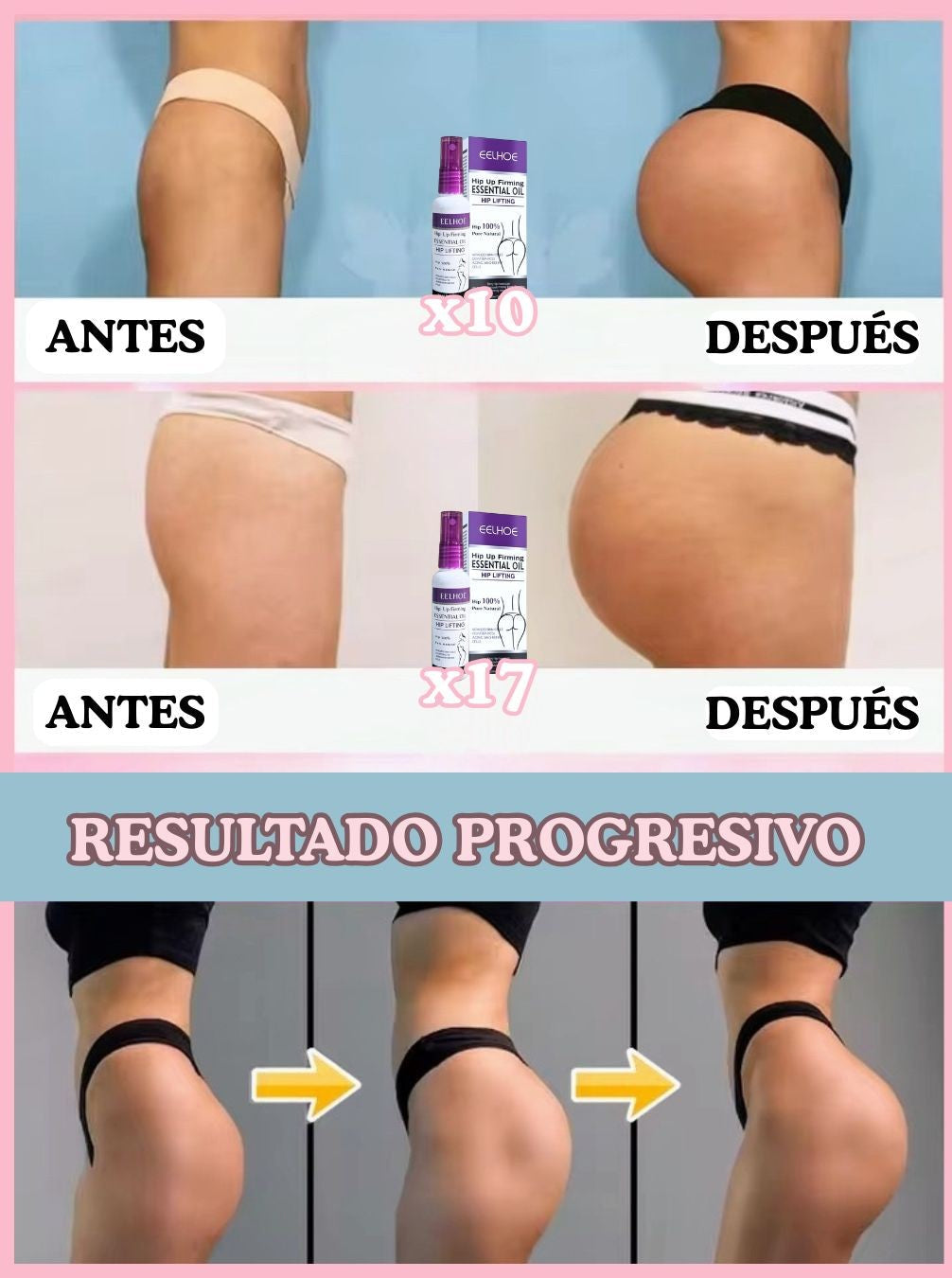 Aceite Plus Levanta Busto Y Gluteos